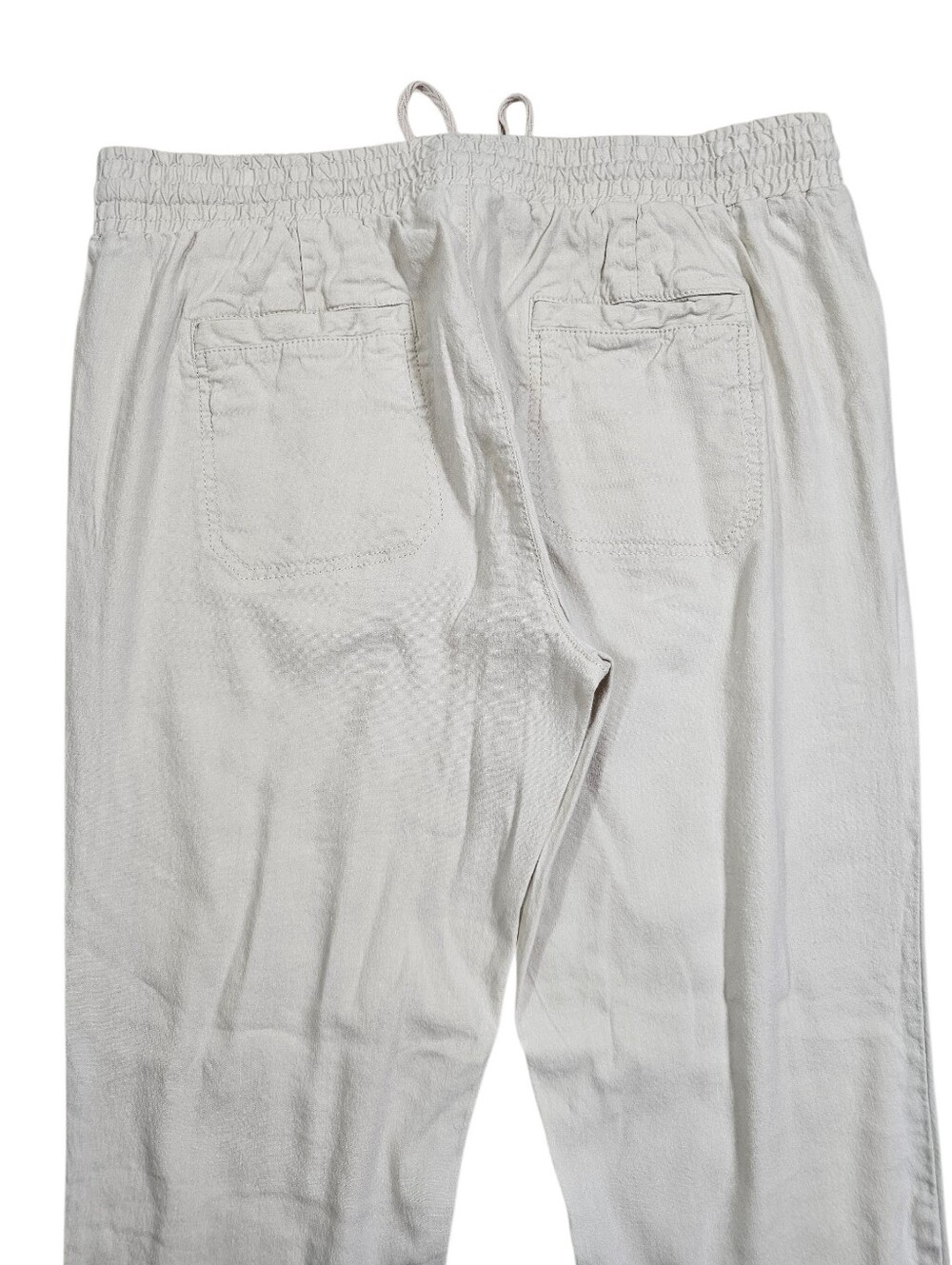 Lou & Grey Linen Blend Casual Summer Pants In M - Picture 4 of 6